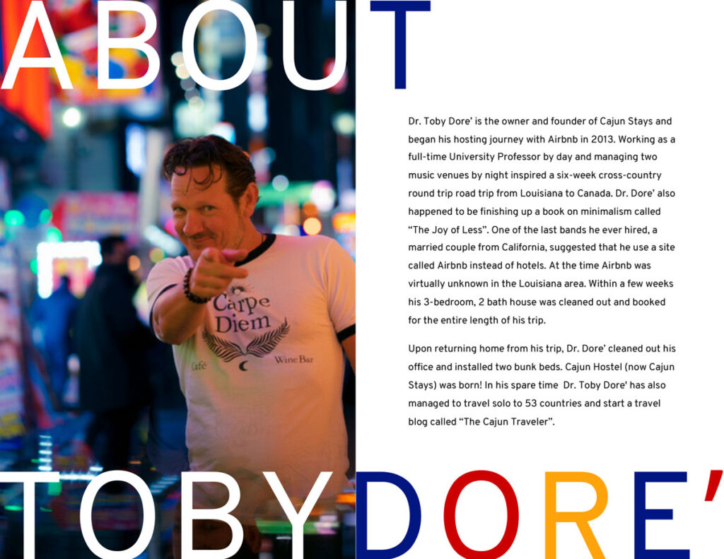 Toby Dore Media Kit