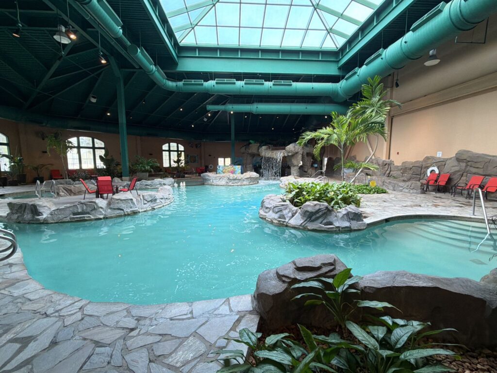 Paragon Casino Resort: More Than I Expected 7 Temperature-controlled indoor pool with waterfalls