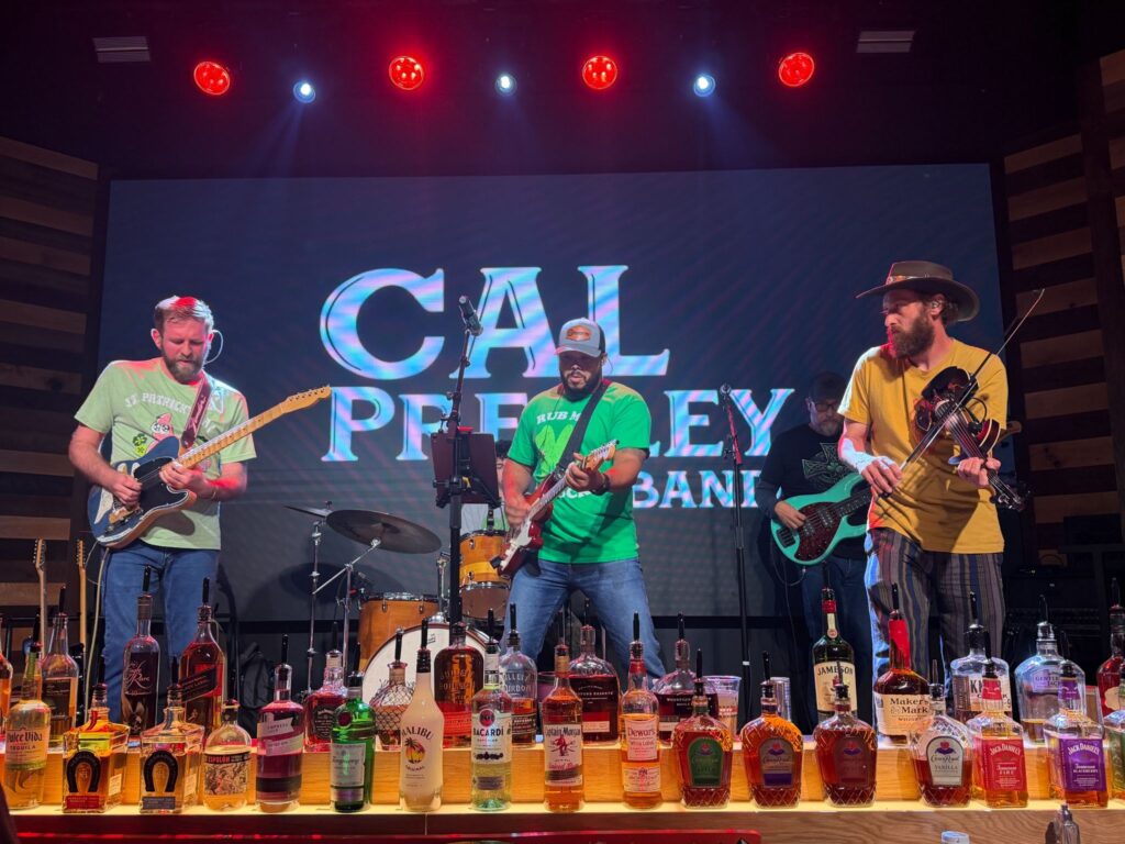 A lively band performance at PBR Cowboy Bar inside Live! Casino & Hotel Louisiana